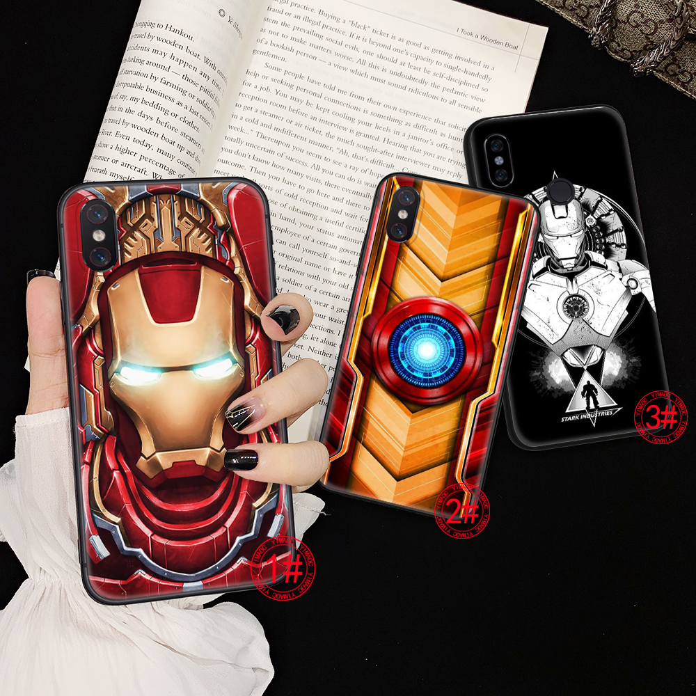 MARVEL Ốp Lưng Mềm In Hình Iron Man Cho Redmi 5 Plus 5a 6a 6 Pro 7 7a 8 8a 75q