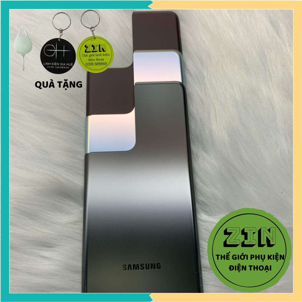 NẮP LƯNG SAMSUNG S21 ULTRA /S21 ULTRA - 5G 😍 QUÀ TẶNG 😍 Nắp lưng siêu rẻ -Màu Đen/Trắng/Xám/Nâu Mã NLS21utr