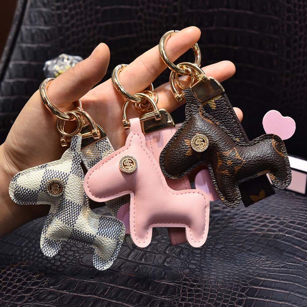 Móc Khóa Da PU Hình Ngựa REBUY1 Xinh Xắn