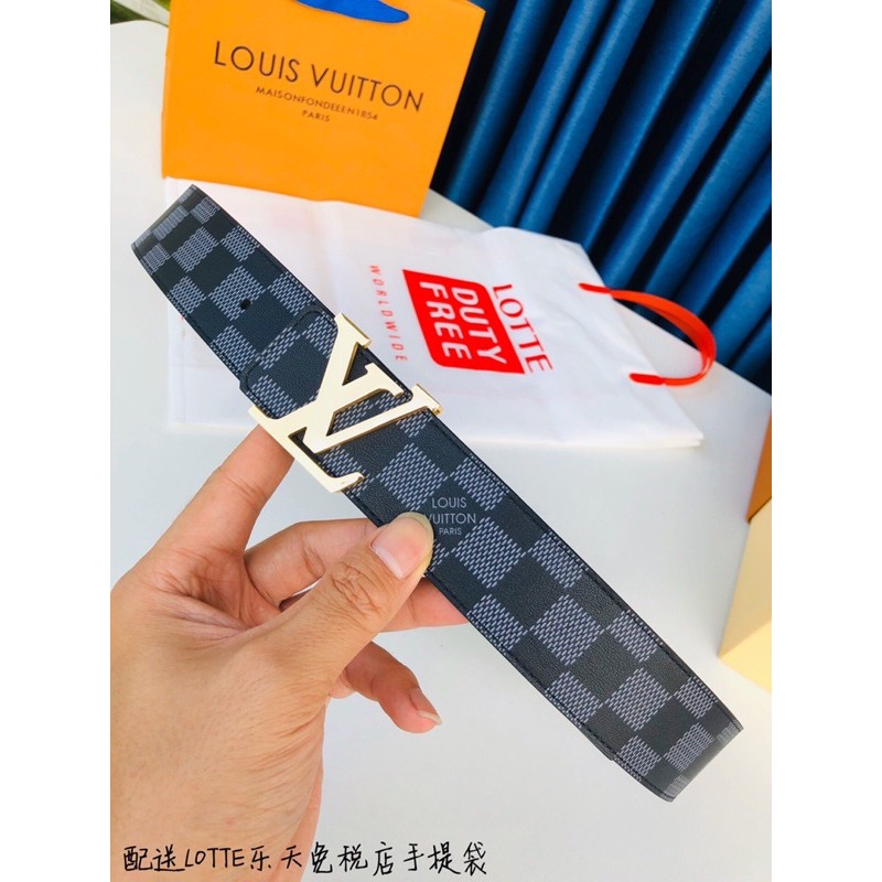 Thắt lưng da của nam da thật cao cấp thương hiệu Louis Vuitton mẫu mới 2021