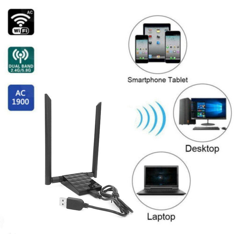 Card Mạng Không Dây Wtxup Rtl8812Au Usb Dành Cho Hệ Thống Windows | BigBuy360 - bigbuy360.vn