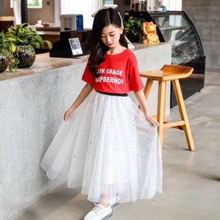 Chân váy công chúa đính sao lấp lánh (có ảnh shop tự chụp)