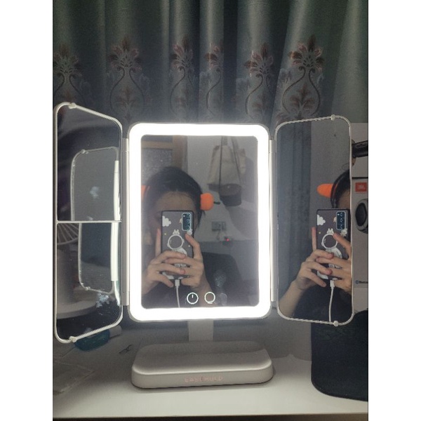 Gương trang điểm gập EASEHOLD có đèn LED