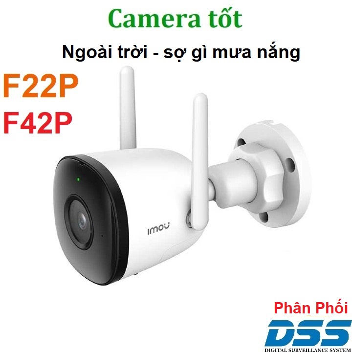 Camera imou F22P 1080P / F42P 4MP 2K / F22FP / F42FP Có mầu - ip WiFi ngoài trời