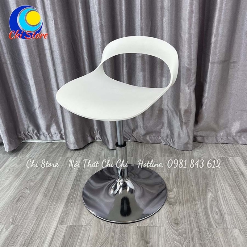 Ghế Làm Việc Văn Phòng Mặt Nhựa, Ghế Xoay Spa Cao Cấp Chỉnh Độ Cao 30-50cm Và Xoay 360 Độ