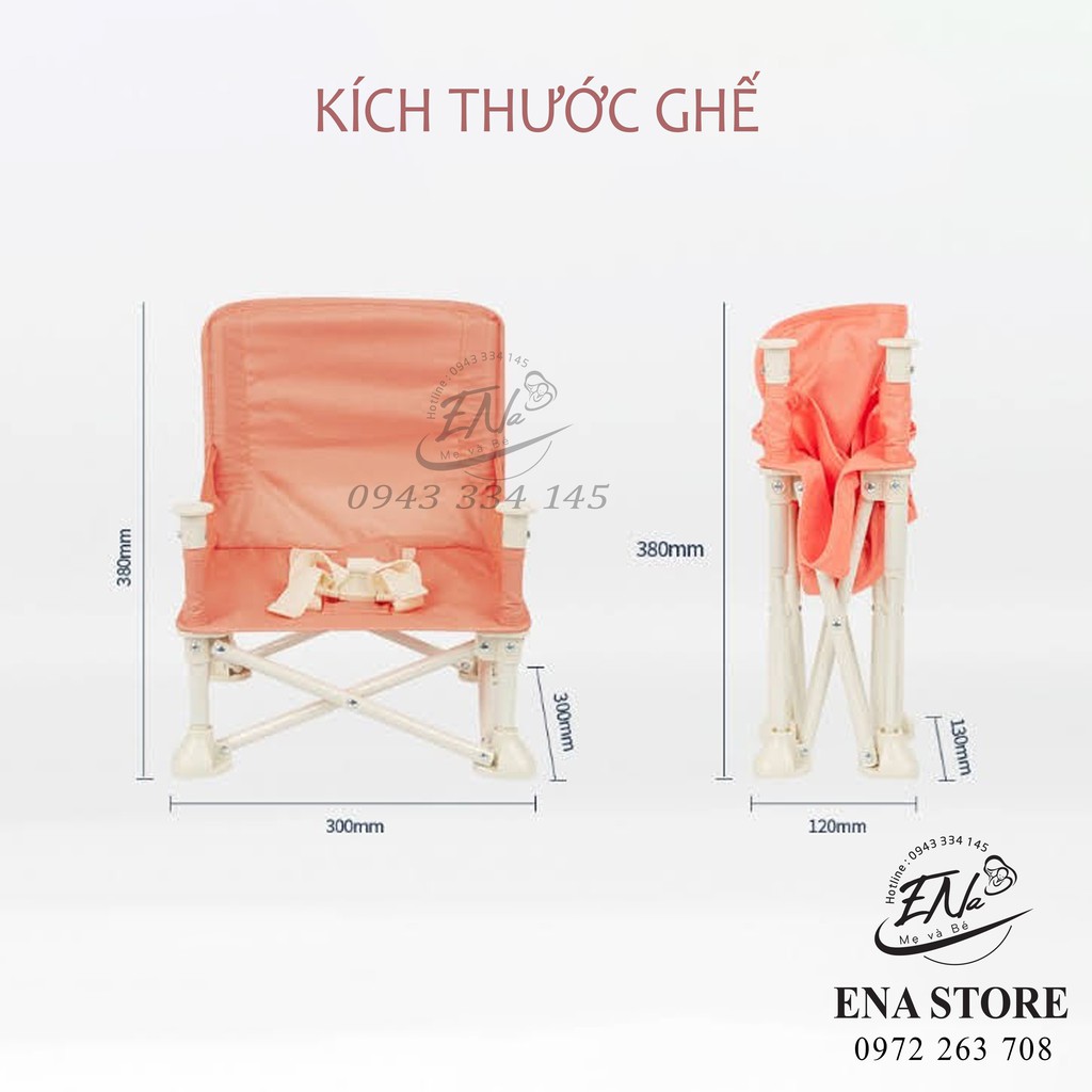 Ghế Ăn Dặm Du Lịch Hoo Booster cho Bé