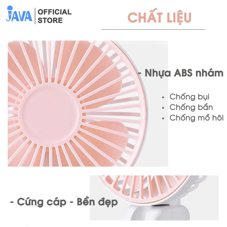 [QUẠT CÓ ĐÈN 2IN1] Quạt để bàn tích điện mini có đèn - Có 3 tốc độ - Dùng 2-4h- tích điện lâu-đèn sáng