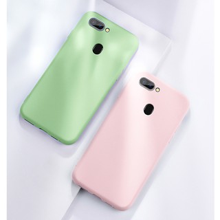Ốp điện thoại mềm màu trơn cho OPPO A5 A3s A5S AX5S A7 A9 F11 F9 Pro A5s R15X Reno 10x Zoom