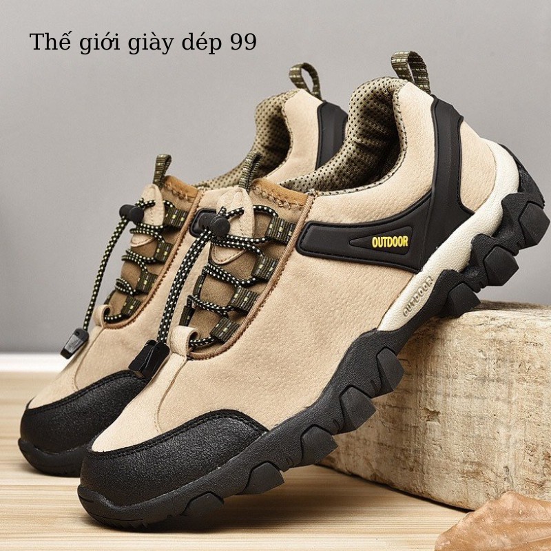 Giày nam công sở đẹp - thể thao nam - giày nam Da lộn  sneaker siêu nhẹ dùng đi chơi, đi làm,leo núi hàng hãng OUTDOOR | BigBuy360 - bigbuy360.vn