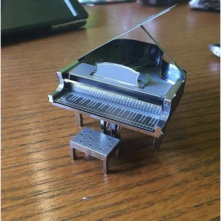 Mô hình kim loại lắp ráp 3d metal mosaic đàn piano