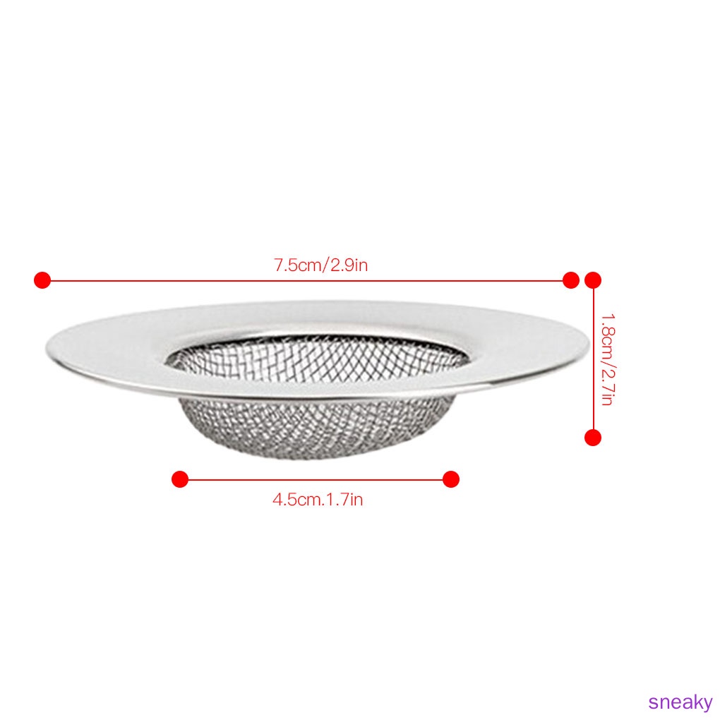 Nắp Lọc Rác Bồn Rửa Chén Bằng Thép Không Gỉ Tiện Dụng Cho Gia Đình