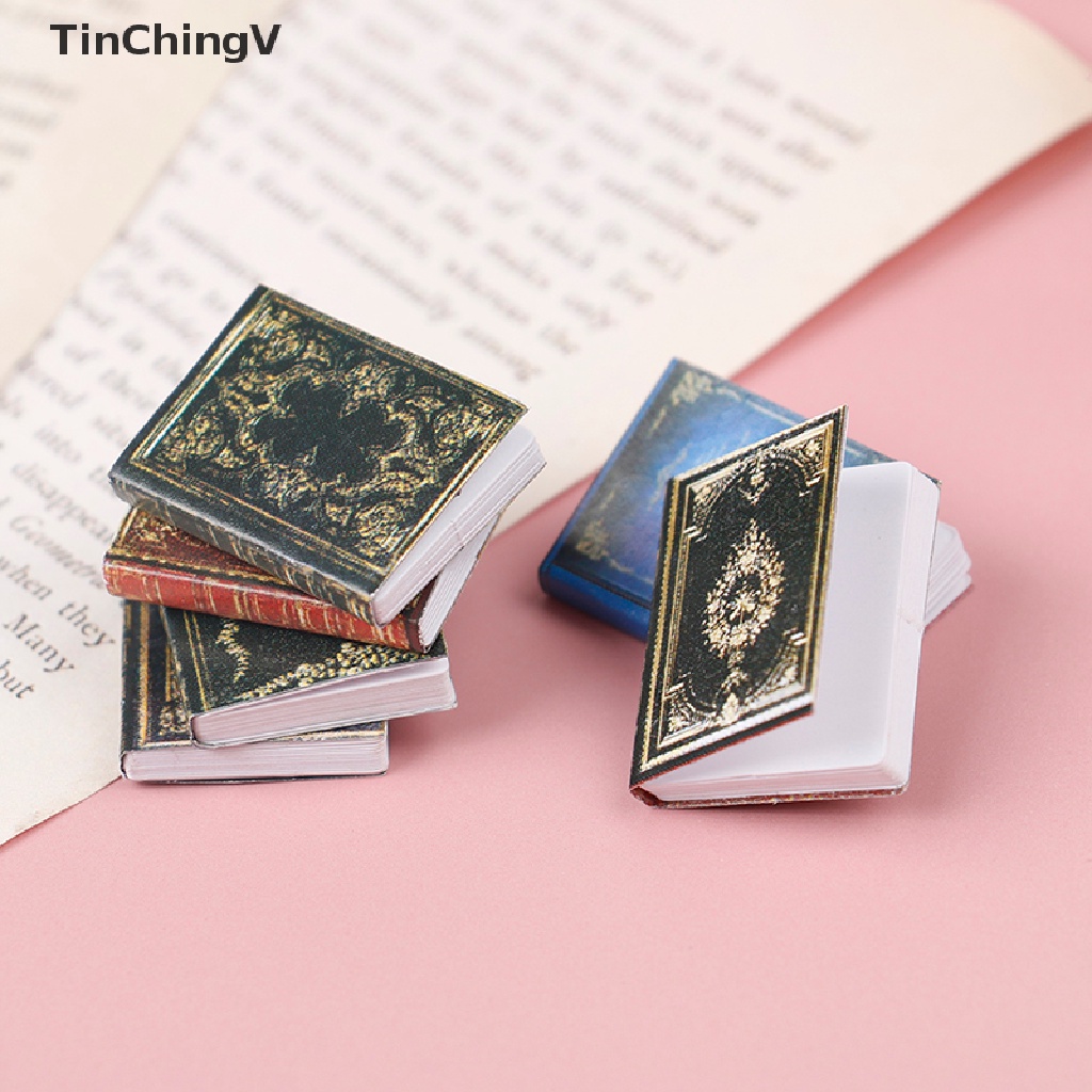 Bộ 3 Cuốn Sách Mini Tỷ Lệ 1: 12 Dùng Trang Trí Nhà Búp Bê