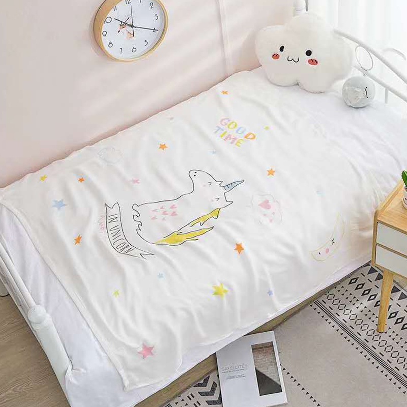 Chăn lụa cho bé 2 lớp cotton tre Pukid 110x120cm