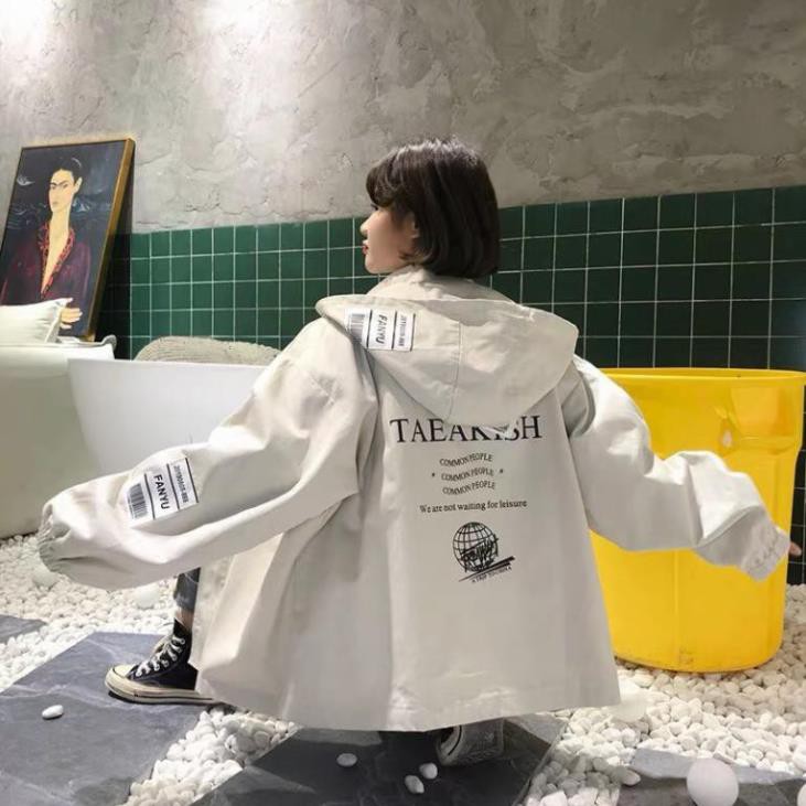 Áo khoác kaki unisex form rộng túi hộp Team nam nữ thời trang kmg thu đông