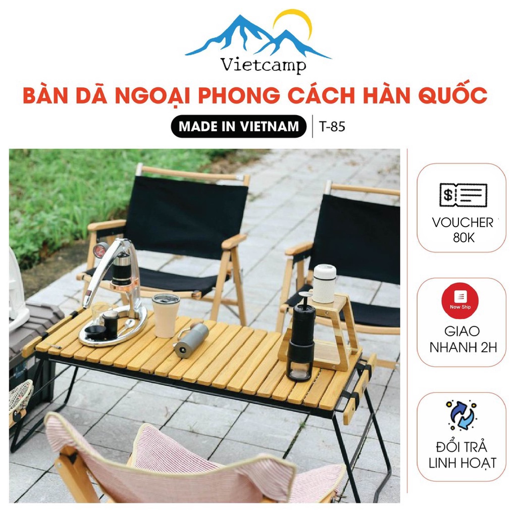 Bàn dã ngoại đa năng phong cách Hàn Quốc