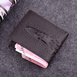 Bóp Ví Nam Dập Vân Cá Sấu 3D