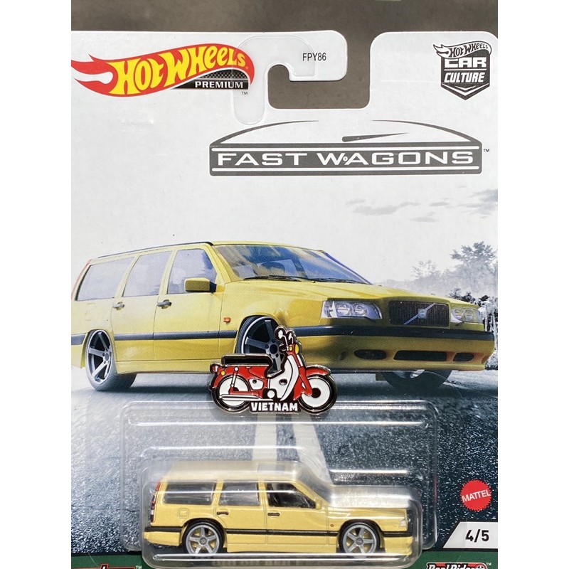 Xe mô hình Hot Wheels premium Fast wagon