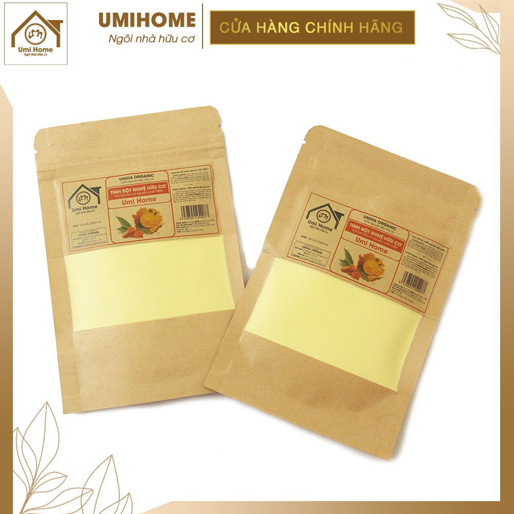 Tinh bột Nghệ hữu cơ UMIHOME nguyên chất | Turmeric powder 100% Organic 35G | BigBuy360 - bigbuy360.vn