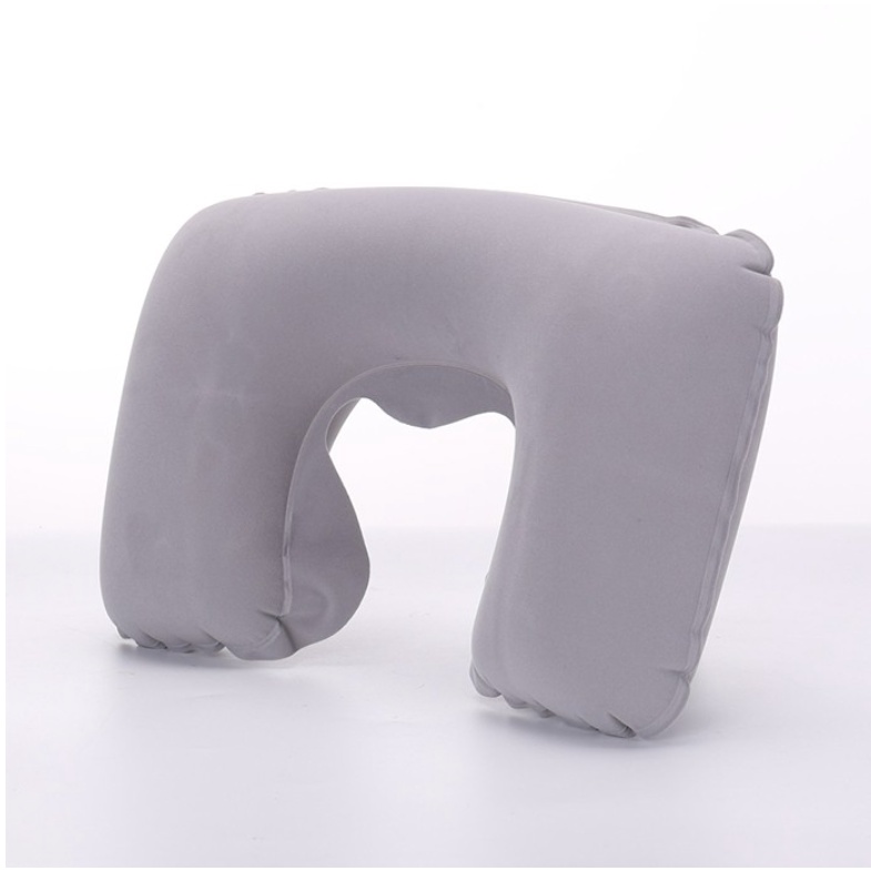 Gối Hơi Chữ U Kê Cổ Du Lịch T8 - Gối Ngủ Trưa Văn Phòng, Máy Bay, Ô Tô, Chống Mỏi Vai Gáy