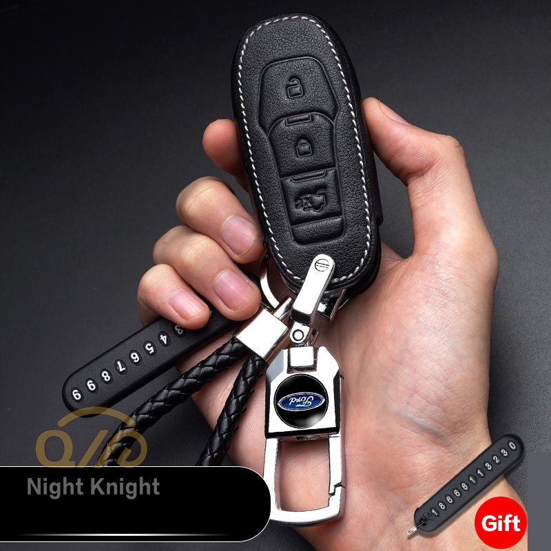 Vỏ bảo vệ chìa khóa điều khiển từ xa thiết kế cho xe hơi Ford Ranger Everest Focus Fiesta Ecpsport Escape