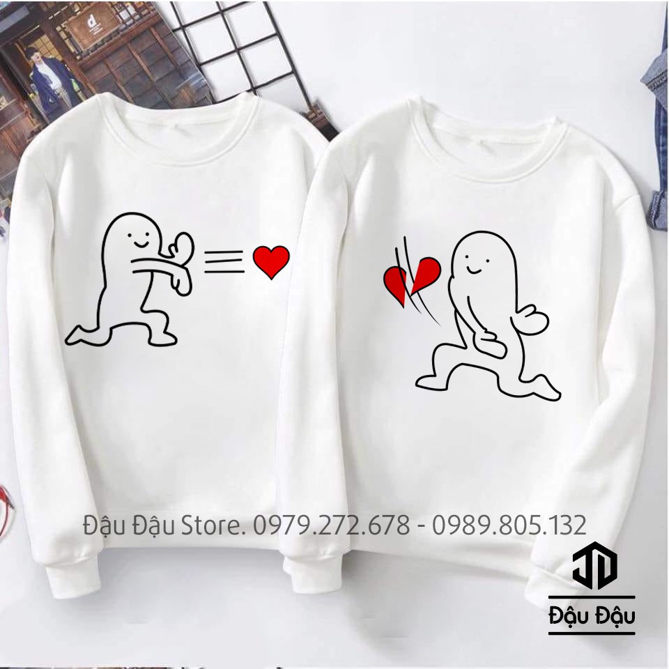 { trùm sỉ } ÁO NỈ ĐÔI THU ĐÔNG, ÁO CẶP HOODIE THIẾT KẾ