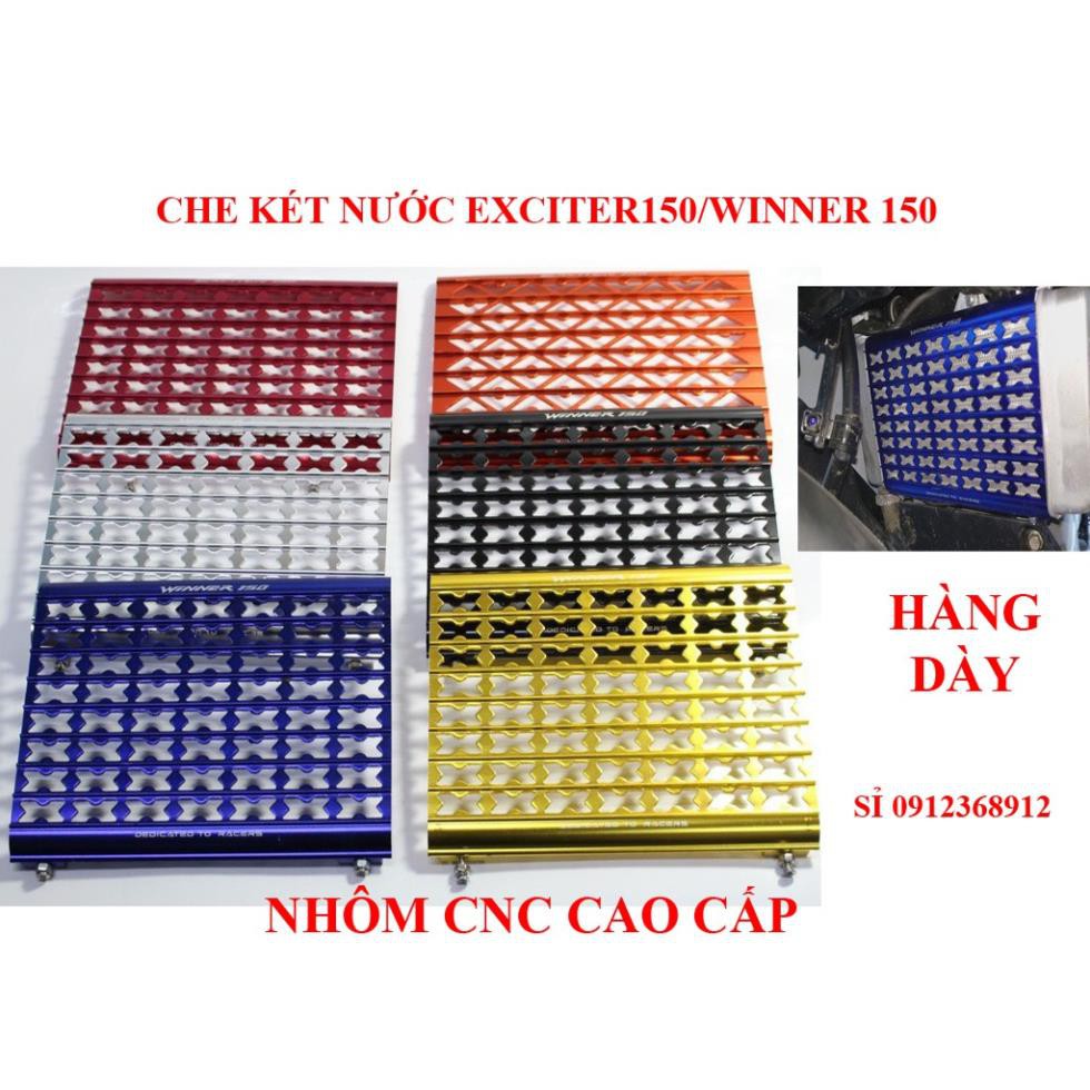 CHE KÉT NƯỚC NHÔM CNC CAO CẤP CHO EXCITER 150 / WINNER 150