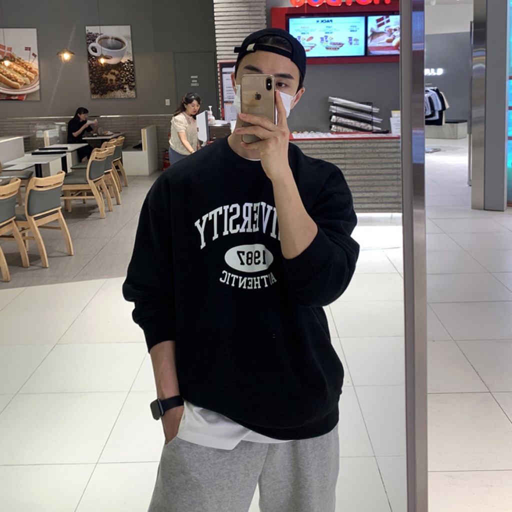 Áo Nỉ Cổ Tròn SWEATER 1987 Phong Cách Thể Thao Thu Đông 2022