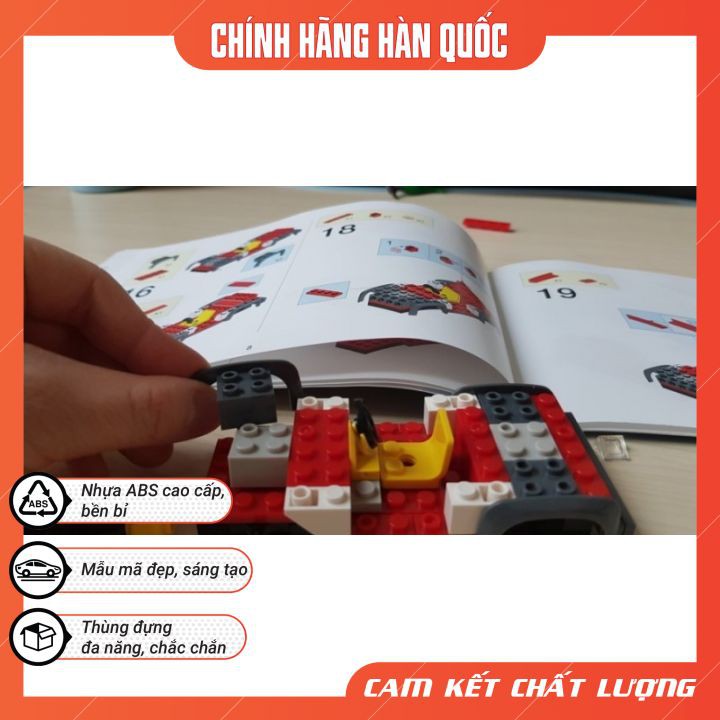 Xe Cứu Hỏa Đồ Chơi Cho Bé 8 Tuổi - Đồ Chơi Lego Lắp Ráp Xe Còi Hú Oxford ST33329 gồm 131 Mảnh - Nhựa ABS An Toàn