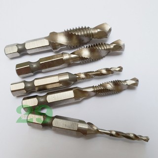 Mũi Taro Cho Máy Khoan M3-M10 HSS cao cấp bộ 6 món Tặng Găng Tay Bảo Hộ