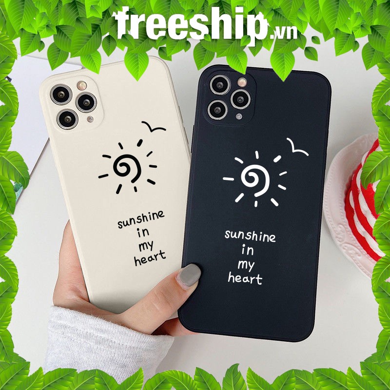 Ốp lưng iphone vuông BVC sun shine 6/6plus/6s/6splus/7/7plus/8/8plus/x/xr/xs/11/12/pro/max/plus/promax