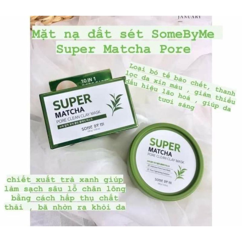 Mặt nạ Matcha trà xanh Some by me