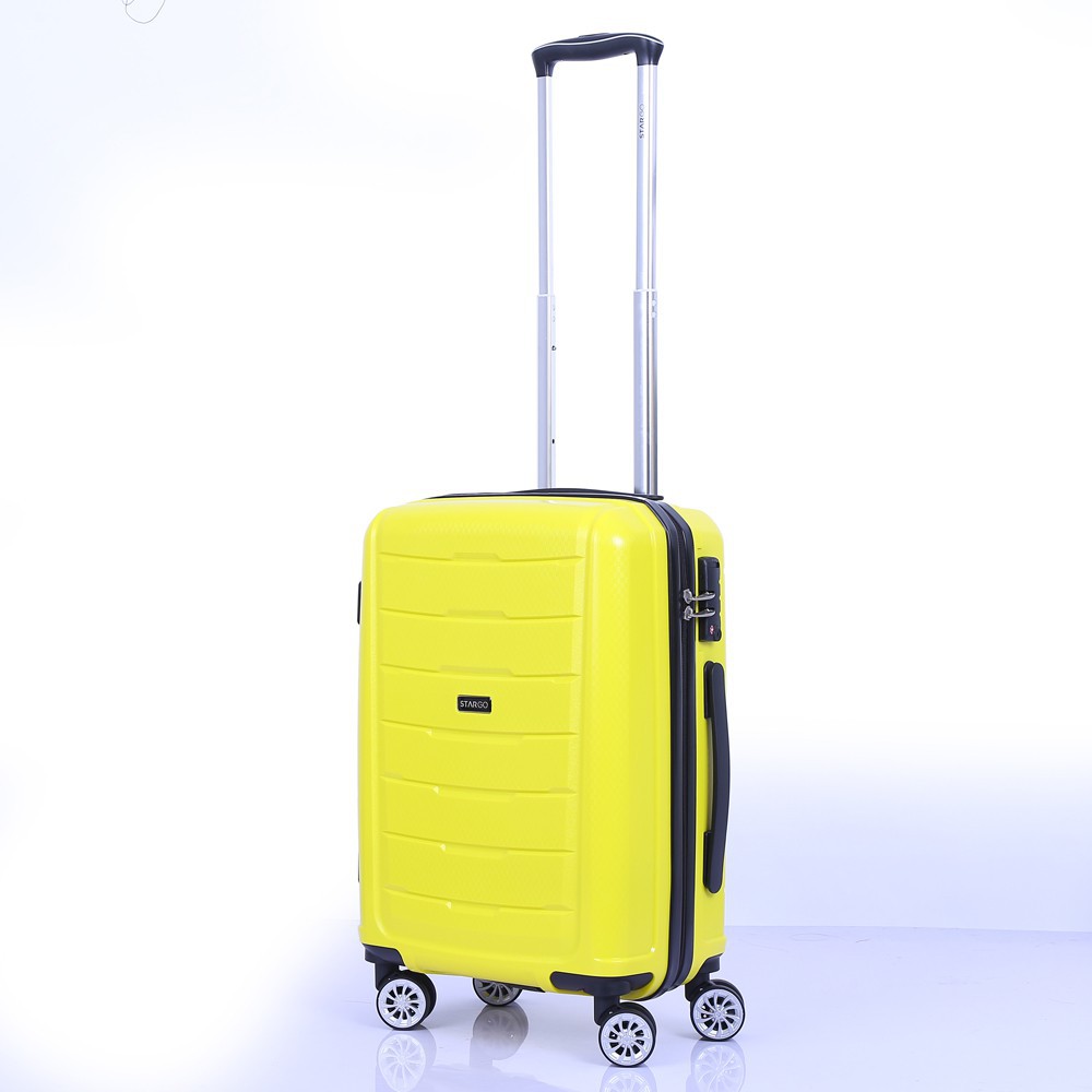 Vali nhựa du lịch STARGO AZURA (Size Cabin/ Z22/ TSA/ Màu vàng yellow)(Free Ship)