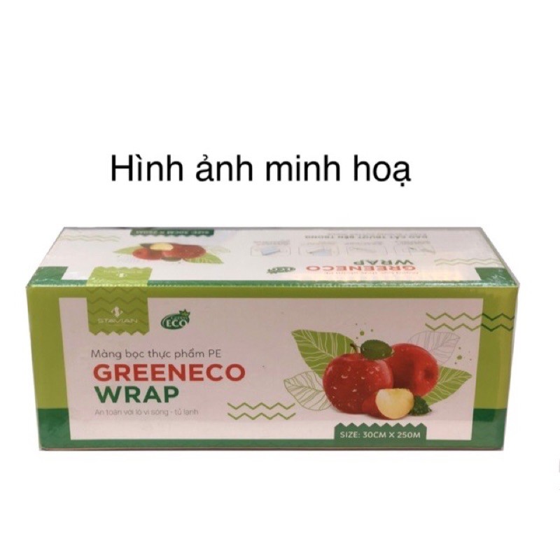 Màng bọc thực phẩm PE GreenEco Wrap 30cm*250m