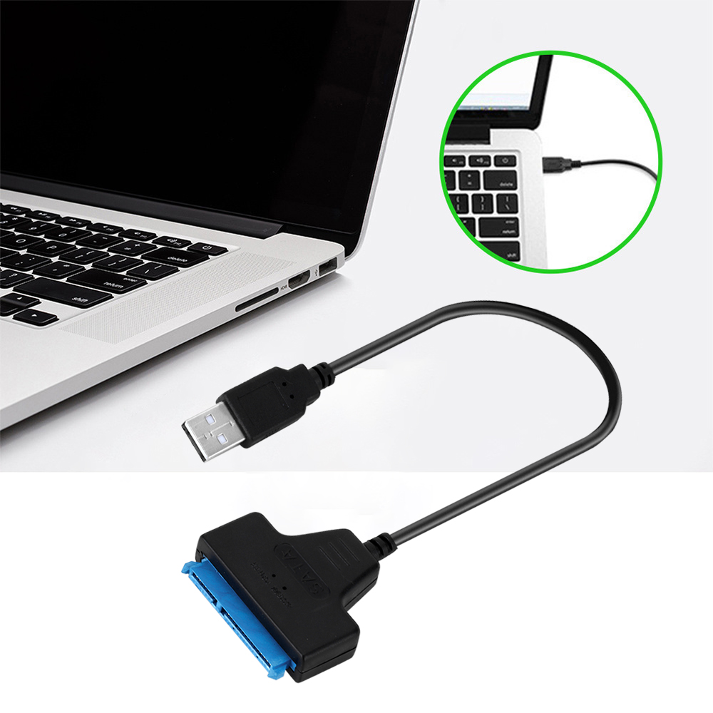 Cáp Chuyển Đổi Usb 2.0 / Type C Sang Sata 22 Pin Hỗ Trợ 2.5 Inch | WebRaoVat - webraovat.net.vn