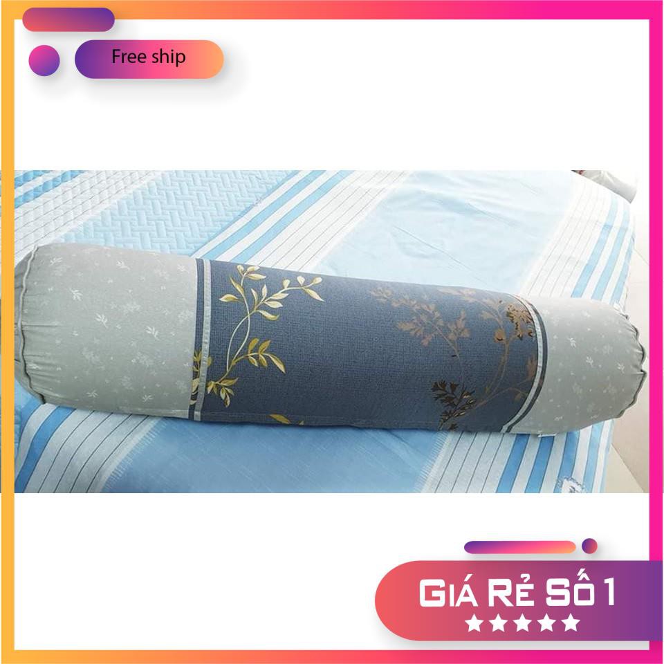 Vỏ gối ôm DL 100% Cotton 80x100 Hanvico chính hãng