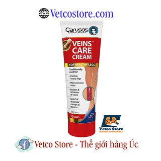 Kem Hỗ Trợ Trị Giãn Tĩnh Mạch Caruso's 75gr
