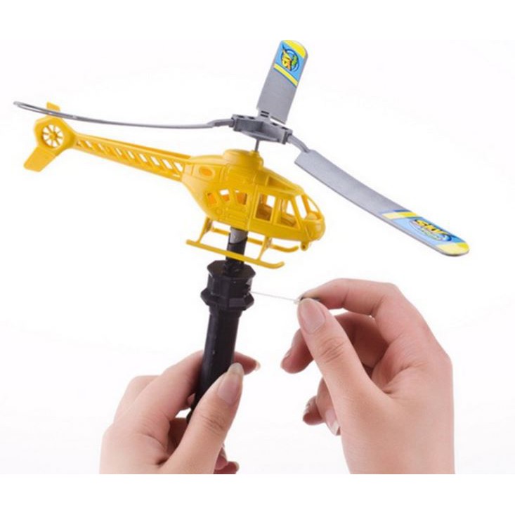 Máy bay trực thăng lên dây cót đồ chơi thú vị cho bé