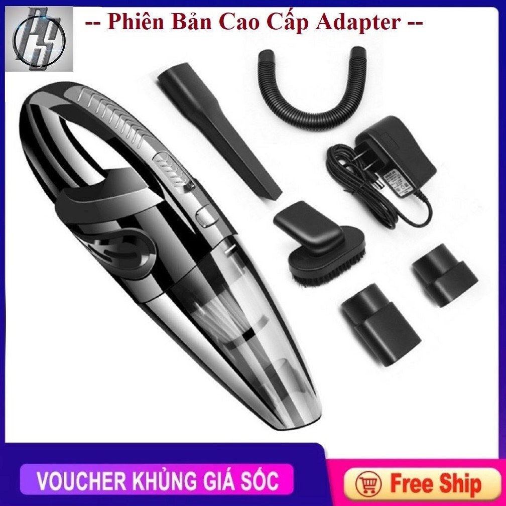 Máy hút bụi cầm tay ❤️𝐅𝐑𝐄𝐄 𝐒𝐇𝐈𝐏❤️ Máy hút bụi mini không dây cho ô tô và gia đinh - Lực hút mạnh - BH 1 năm !