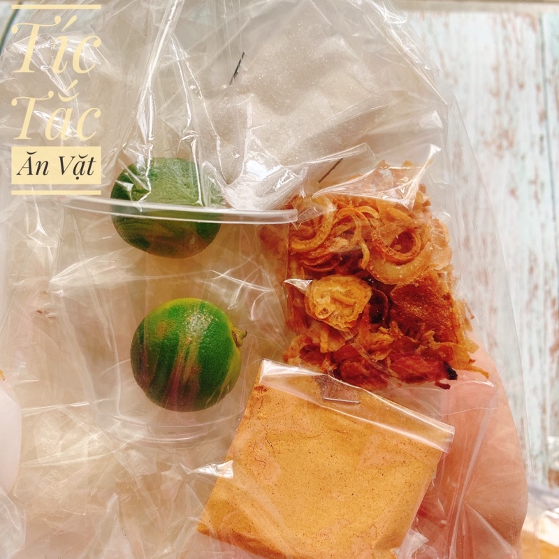 Bánh tráng Muối Tôm Sặc Hành Phi Giòn Thơm Cực Ngon