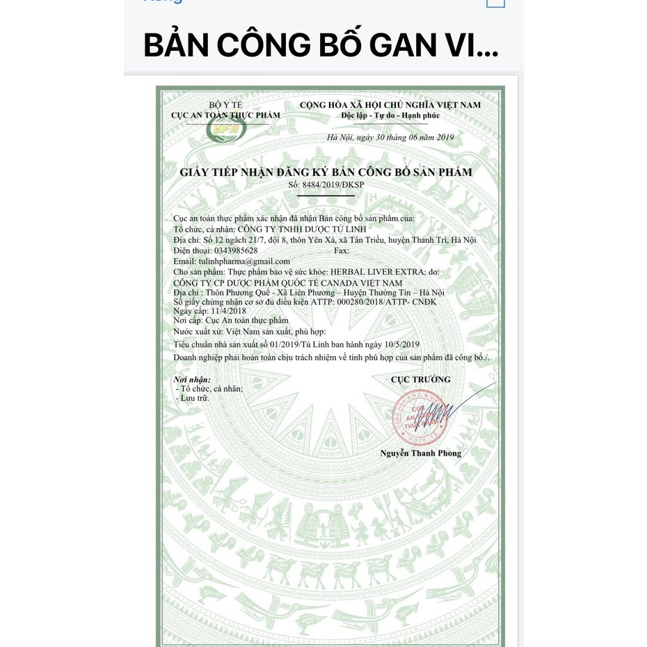 Bổ gan HEBAL LIVER EXTRA gải độc mát gan, tăng cường chức năng gan, hộp 60 viên