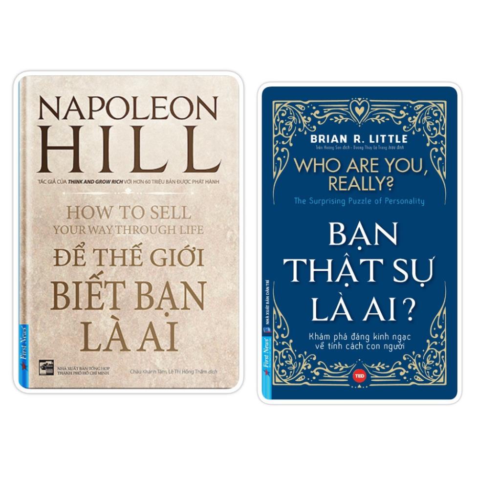 Sách - Combo Để Thế Giới Biết Bạn Là Ai + Bạn Thật Sự Là Ai - First News