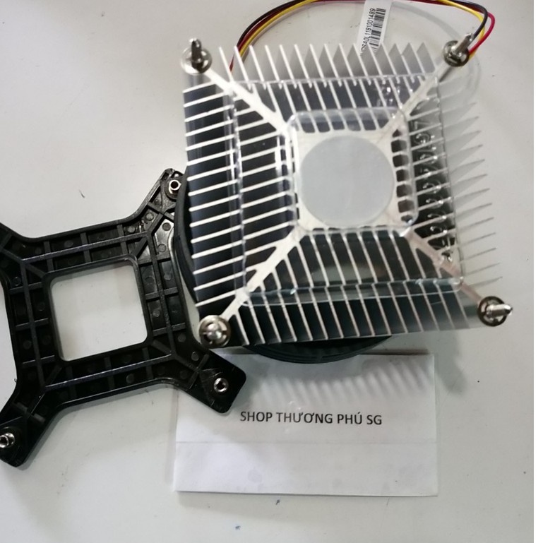 Fan CPU CoolerMater A95 Socket Intel 775: Thân tản nhiệt bằng nhôm, đế chuẩn vặn ốc - Thiết kế chắc chắn