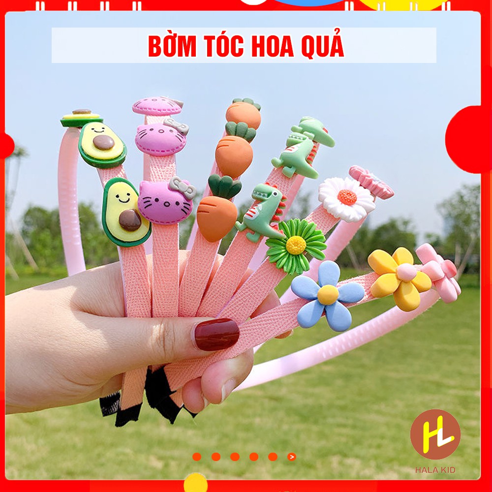Bờm tóc HOA QUẢ  dễ thương cho bé - 1 chiếc