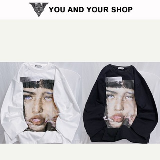 Áo Tay Dài Mái Ngố YAYSHOP unisex nam nữ chất cotton mềm mát form rộng dáng suông cực cá tính