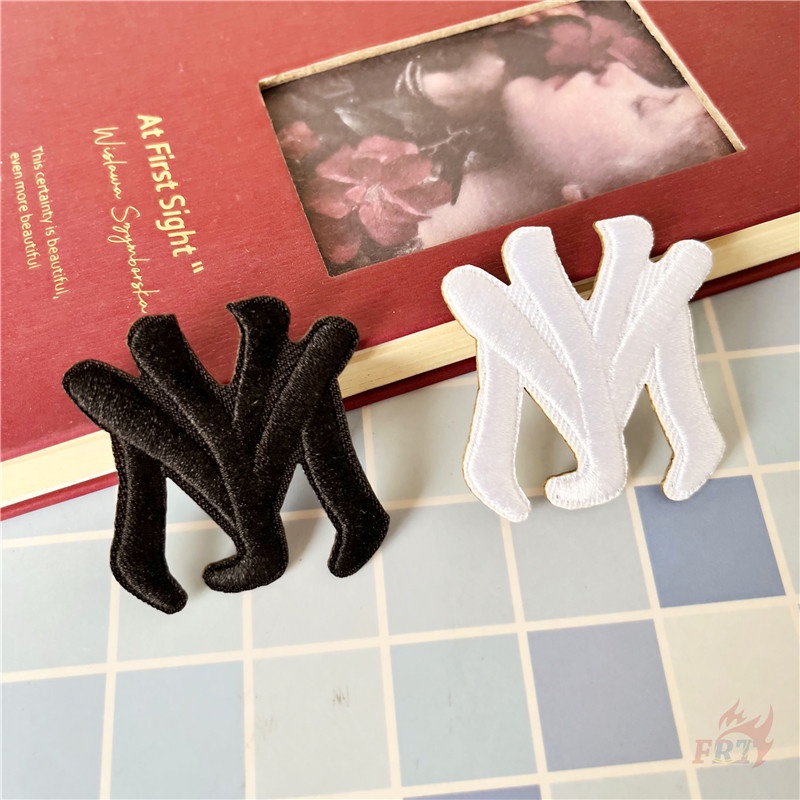 ☸ Sticker Ủi Thêu Hình Logo Thời Trang ☸ 1 Cái Tự May Thêu Trên Sắt Trên Huy Hiệu Miếng Vá
