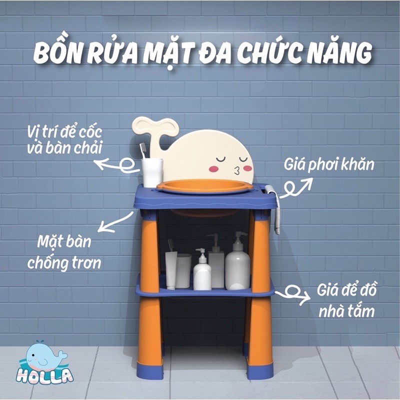 Bồn Rửa Mặt Đa Chức Năng Cao Cấp Holla