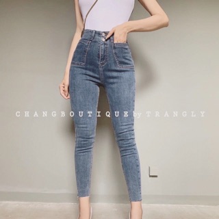 QUẦN JEAN CẠP CAO 2 CÚC