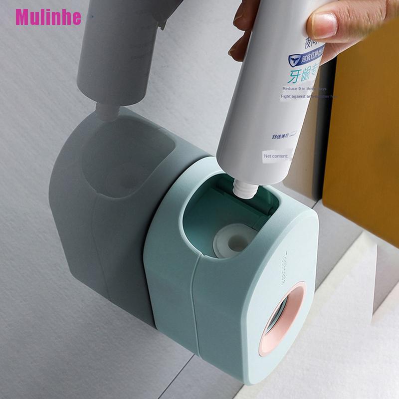 Bộ Bàn Chải Đánh Răng Tự Động Gắn Tường Tiện Dụng