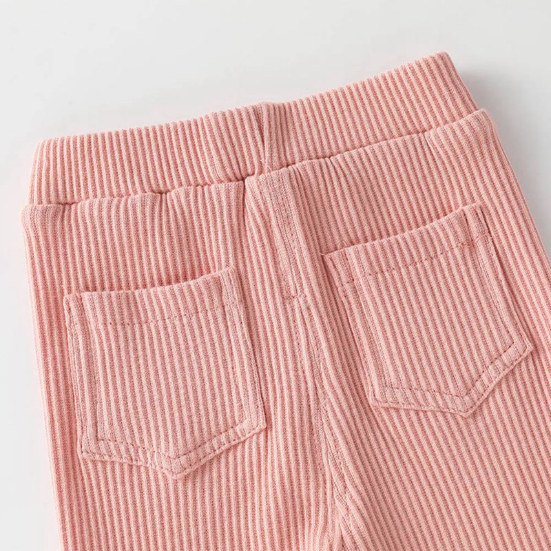 Quần Legging Chất Liệu Cotton Co Giãn Tốt Thời Trang Cho Bé 1-7 Tuổi
