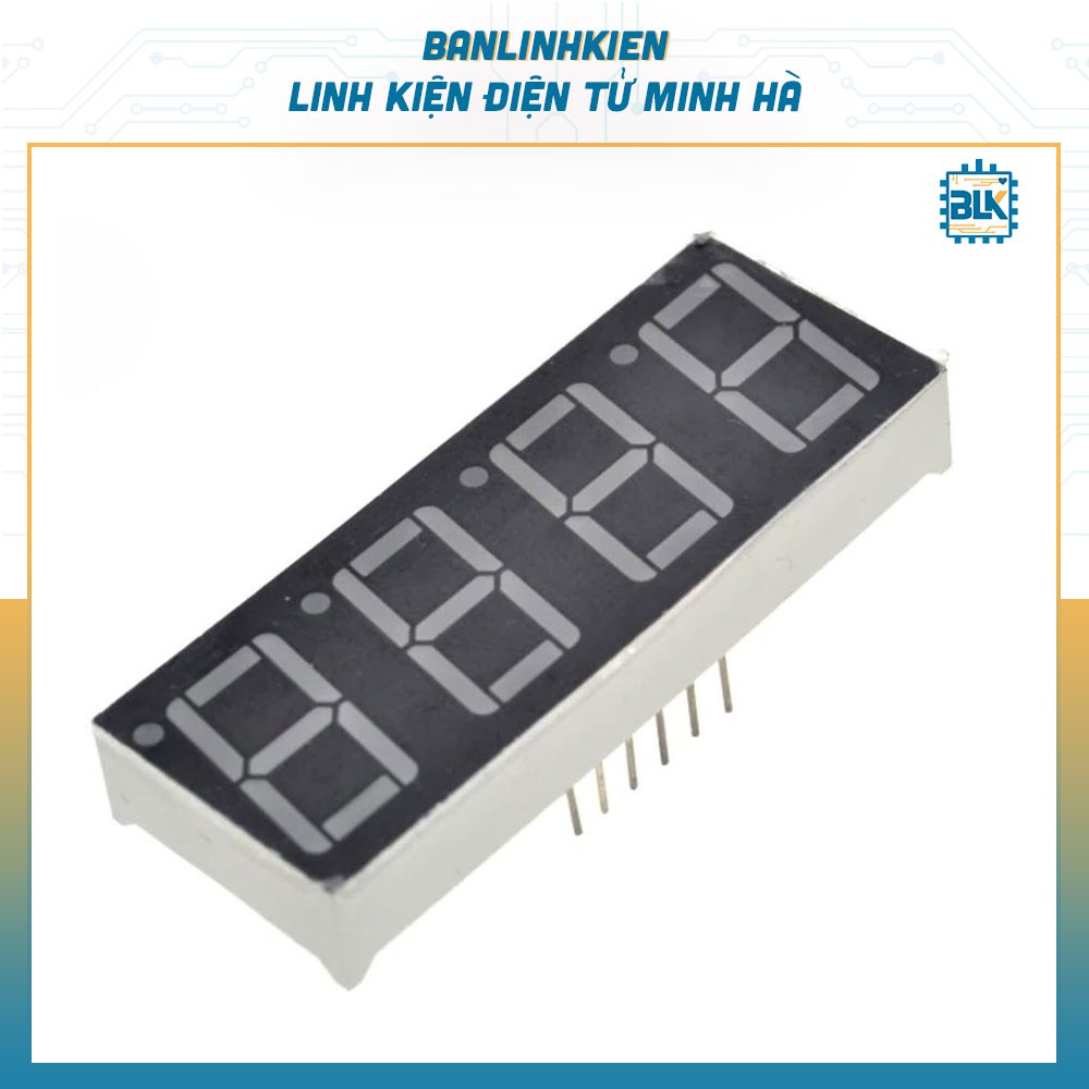 Led 7 0.56 4 Số Anot (Sáng Đỏ)